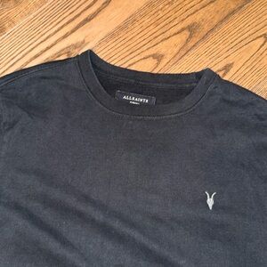 AllSaints, all black unisex Crew neck